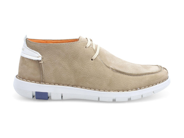 Melluso uomo scarpe estive mezza altezza nabuk beige sabbia U41004-211363